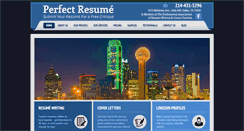 Desktop Screenshot of perfectresumetx.com